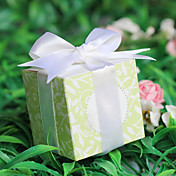 sage champs boîte de faveur d'impression (jeu de 12)