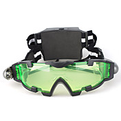 lunettes de vision nocturne avec éclairage LED verte lentille teintée avec des graphiques gravés