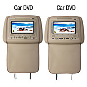 Appui-tête dvd Autoradio DVD 7 pouces / Transmetteur FM / Ecran LCD TFT