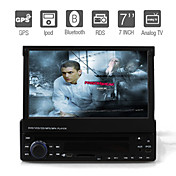 Autoradio DVD 7 pouces / GPS / Compatible IPOD / Bluetooth / Fonction TV / Radio RDS