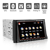 Autoradio DVD 7 pouces / GPS / Bluetooth / Fonction TV / Radio RDS