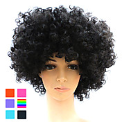 capless perruque synthétique afro fête costumée