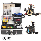 Kit de Tatouage 2 Pistolets avec puissance LCD et 20 encres de couleur (+encre gratuite)