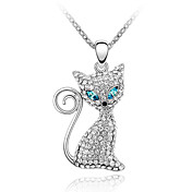 Collier de cristal électrique Cat Eye