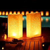 soleil luminaire en forme de papier découpé (jeu de 4)