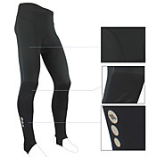 Santic - hommes peaux vélo pantalons serrés A400 veau avec l'hiver 2011 étrier couleur noire