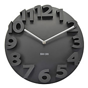 3d horloge murale nombre mute