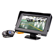 4,3 pouces écran de stationnement avec caméra de vision nocturne sans fil rétroviseur