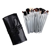 40 pcs professionnelle brosse de maquillage de la laine avec mallette noire gratuite