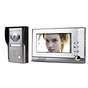 Écran de 7 pouces tactile couleur vidéo sur téléphone système de porte avec un appareil photo de couverture en alliage résistant aux intempéries