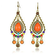 oranges dames baisse de style bosimia des boucles d'oreilles