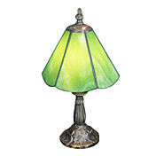 lampe de table tiffany avec 1 vert clair
