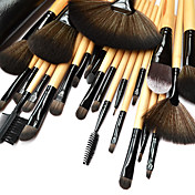 24pcs ensemble de haute qualité professionnelle brosse