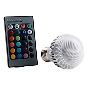 Ampoules LED Spot (85-265V), Lumière RVB, E27 5W 300LM