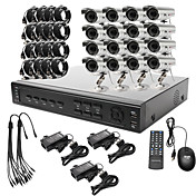 à très faible prix de 16ch DVR CCTV kit (h. 264, 16 en plein air caméras couleur étanches)
