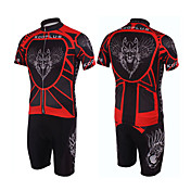 kooplus - séchage rapide mens bib ensembles de cyclisme courts (vol loup)