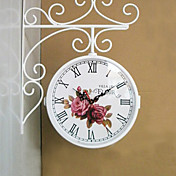 blanc d'horloge à double paroi cadran en fer