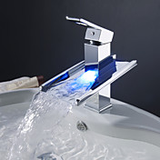 saupoudrez ® par LightInTheBox - changement de couleur robinet conduit lavabo cascade salle de bains