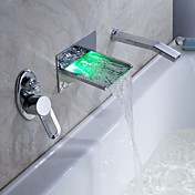 Sprinkle® - par LightInTheBox - robinet de baignoire cascade conduit avec douchette extractible (support mural)