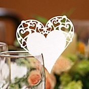 Classic Heart Shaped Place Card (Set of 12)