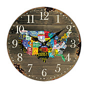 Américaine Horloge murale Pays