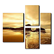 peints à la main peinture à l'huile paysage paysage surdimensionné ensemble de 4