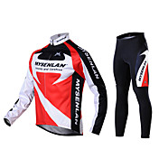 Hommes MYSENLAN Automne et hiver Costumes de style vélo avec Dual Side Fleece
