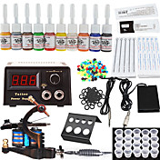1 fonte Kit Machine de tatouage pour la doublure et l'ombrage