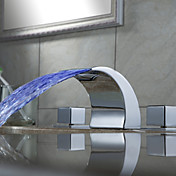 changement de couleur conduit chute généralisée robinet d'évier de salle de bains (finition chromée)