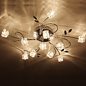 Lumières artistiques aluminium encastré avec 11 lumières