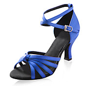 Chaussures Hautes en Satin de Danse de Bal/Latino - Femmes - Plus de couleurs disponibles