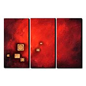 Set main peinture à l'huile abstraite peinte de 3 1211-AB0181