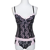 Dentelle Corset sexy avec broderie Occasion spéciale Pour Femmes