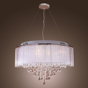 BUCKS - Lustre Cristal Abat-Jour - 8 slots à ampoule