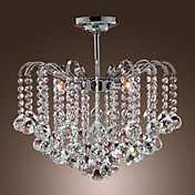 TURLOCK - Lustre Cristal - 5 slots à ampoule