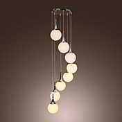 HEYWOOD - Lustre Moderne - 8 slots à ampoule