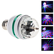 Son contrôlée E27 3W Mini coloré autorotation Lumière Ampoule LED pour l'étape Disco Party (85-265V)