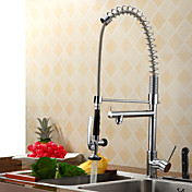 contemporaine robinet en laiton massif cuisine de printemps - fini chrome