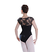 la dentelle de retour dancewear coton / spandex justaucorps pour dames