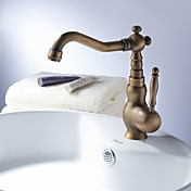 Centerset robinet de cuisine en cuivre antique
