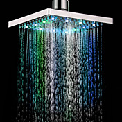 7 couleurs LED Changement de chef contemporaine robinet de douche de 8 po