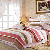 coloré bande complète / reine 4-pièces housse de couette