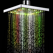 7 Colors Changing LED Contemporary Shower Faucet Head of 8 inch