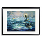 imprimés vaisseaux art du paysage de mer 1301-ls0318