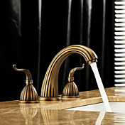 fini antique en laiton Robinet évier de salle de bain