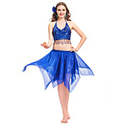 vêtements de danse wonmen en mousseline de soie avec des couleurs paillettes outfit ventre plus disponibles
