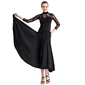 viscose dancewear salle de bal et robe de tulle de danse moderne pour dames