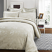 3pcs feuille jacquard housse de couette pedro