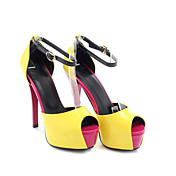 Similicuir / Net Stiletto Heel Peep Toe Avec Parti Boucle / chaussures de soirée (plus de couleurs)