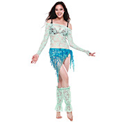 Performance dentelle Belly Top Dance et gants pour dames plus de couleurs